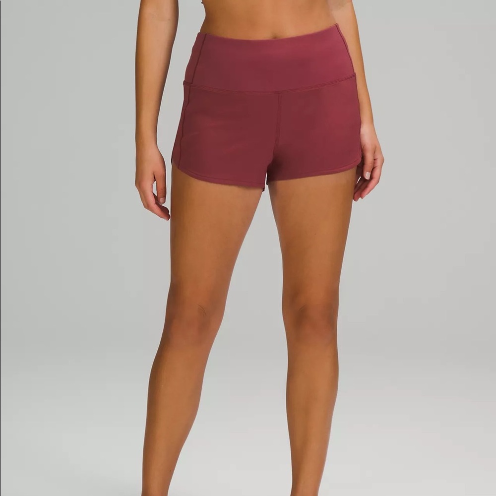 Lululemon Speed Up High Rise Shorts 2.5”